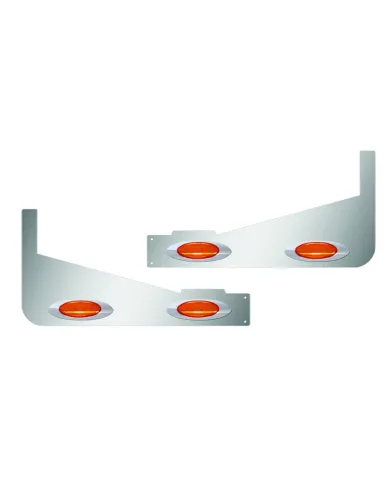 TXTP-15119LM - Peterbilt 389 63" Sleeper Extension Panel with 4 G4 LEDs (2014+)