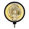 UP32667-Black "Billet" Style Groove Headlight H4 Bulb With 34 Amber LED