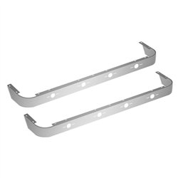 TXTP-1588 - Peterbilt 389 63" Sleeper Panel without Extender with 8 Slotted Light Holes (2007 - 2011)