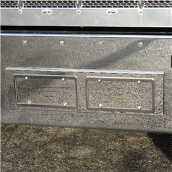 TXTP-1702 - Peterbilt 388 - 389 License Plate / Tag Swing Plate - 2 Plates