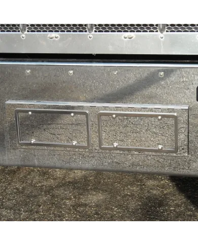 TXTP-1702 - Peterbilt 388 - 389 License Plate / Tag Swing Plate - 2 Plates