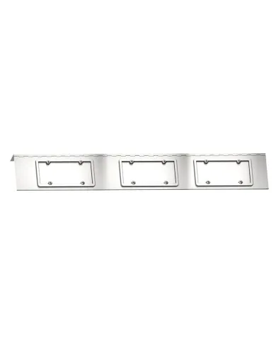 TXTP-1703 - Peterbilt 388 - 389 License Plate / Tag Swing Plate - 3 Plates
