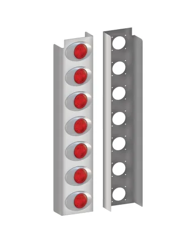 TXTP-1854LM - Peterbilt 389 Premium Rear Air Cleaner Light Bar with 14 G2 LEDs (2010+)