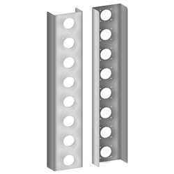 TXTP-1855 - Peterbilt 389 Standard Front Air Cleaner Light Bar with 16 Slotted Light Holes (2005+)