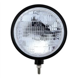 UP32671-Black "Billet" Style Groove Headlight H6014 Bulb