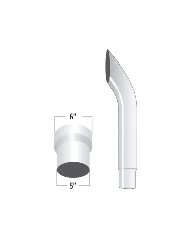 TXTSK65-BO60 - 6 - 5" Reduced Bullhorn O.D. Stack - 60""