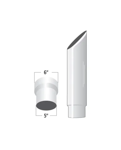 TXTSK65-MO60 - 6 - 5" Reduced Mitered O.D. Stack - 60""