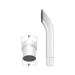 TXTSK75-BO60 - 7" - 5" Reduced Bullhorn O.D. Stack - 60""