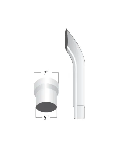 TXTSK75-BO60 - 7" - 5" Reduced Bullhorn O.D. Stack - 60""