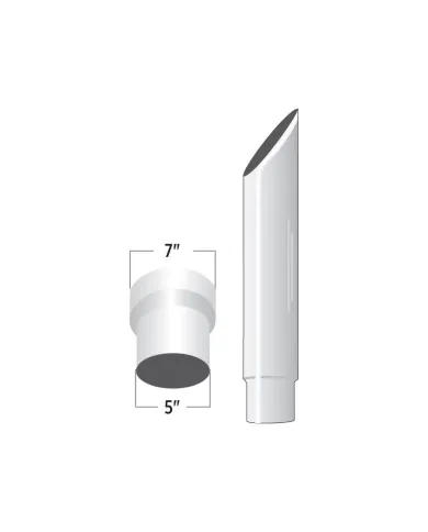 TXTSK75-MO48 - 7"-5" Reduced Mitered O.D. Stack - 48"