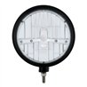UP32677-Black "Billet" Style Groove Headlight 5 LED Bulb - Chrome
