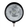 UP32678-Black "Billet" Style Groove Headlight With Visor H6024 Bulb