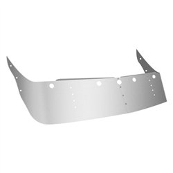 TXTSUN-F18 - 16" Freightliner Columbia & Century Class Mid Roof Sunvisor with 5 X 2" Light Holes (2005+)"