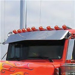 TXTSUN-P17 - 13" Peterbilt 379 Standard Cab Sunvisor (2004-)