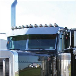 TXTSUN-P20 - 13" Peterbilt 379 Standard Cab Sunvisor (2005 - 2007)