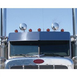 TXTSUN-P25 - 14" Boltless Pet. 379 Standard Cab Sunvisor (1987+)