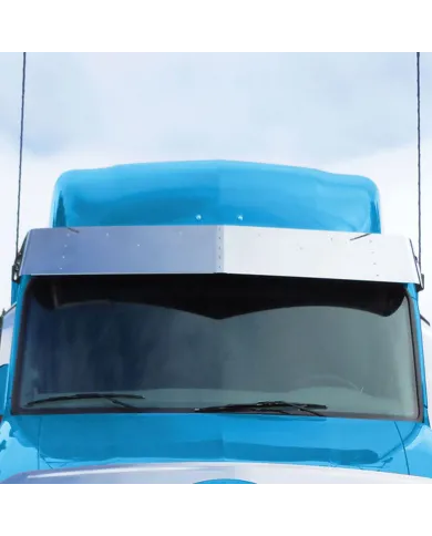 TXTSUN-P27 - 15" Peterbilt 579 Ultra Cab Sunvisor with 5 Slotted Light Holes