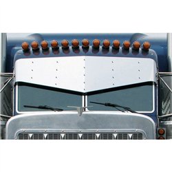 TXTSUN-P3 - 16" Slammed Stainless Steel Peterbilt 379 Sunvisor