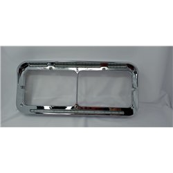 TXTU-1029 - Universal Rectangular Flatline Headlight Bezel - Clear Amber