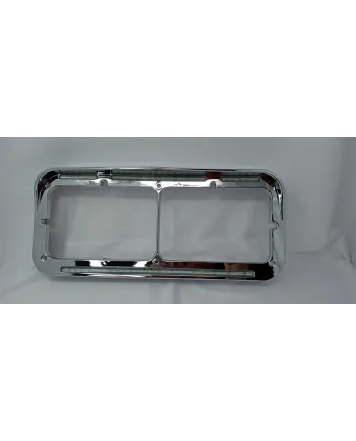 TXTU-1029 - Universal Rectangular Flatline Headlight Bezel - Clear Amber