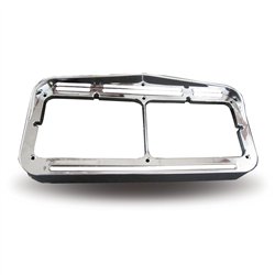 TXTU-1029W - Universal Rectangular Flatline Headlight Bezel - White