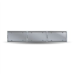 TXTU-1714 - Universal Triple License Plate Holder