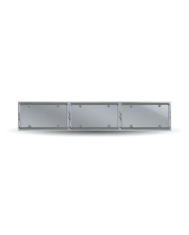 TXTU-1714 - Universal Triple License Plate Holder