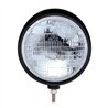 UP32685-Black "Billet" Style Groove Headlight With Visor H6014 Bulb