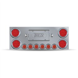 TXTU-9001L - Center Panel w/ 4x4" & 6x2" LEDs & 2 License LEDs"