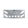 TXTU-9008 - Rear Center Panel with 4 Oblong & 4 x 2 1/2" Light Holes