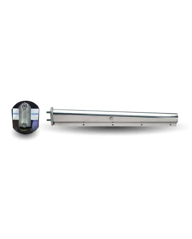 TXTU-9214 - Stainless Steel 30" Mudflap Hanger - 2 1/2" Bolt Spacing