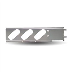 TXTU-9217 - Mud Flap Hanger with Rounded Top & 6 Oblong Light Holes