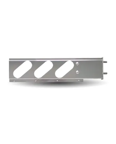 TXTU-9217 - Mud Flap Hanger with Rounded Top & 6 Oblong Light Holes