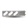 TXTU-9217 - Mud Flap Hanger with Rounded Top & 6 Oblong Light Holes