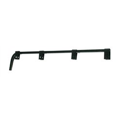 UP10671-Black Straight Mud Flap Hangers - No Coil (Pair)