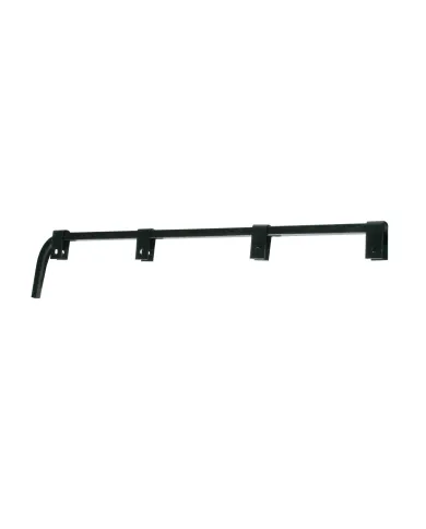 UP10671-Black Straight Mud Flap Hangers - No Coil (Pair)