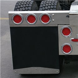 TXTU-9246 - 24" Bolted Angled Bottom Mud Flap Weight