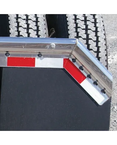 TXTU-9250 - Angled Aluminum Reflector Strip with 3M Reflector