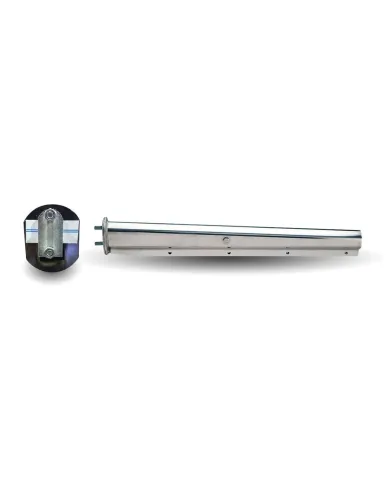 TXTU-9259 - Stainless Steel 33" Mudflap Hanger - 2 1/2" Bolt Spacing