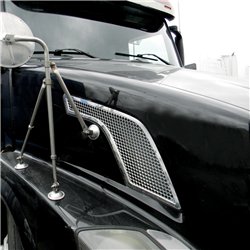 TXTV-1102 - Volvo VN Models Chrome Air Intake Grill - Driver Side (2003+)