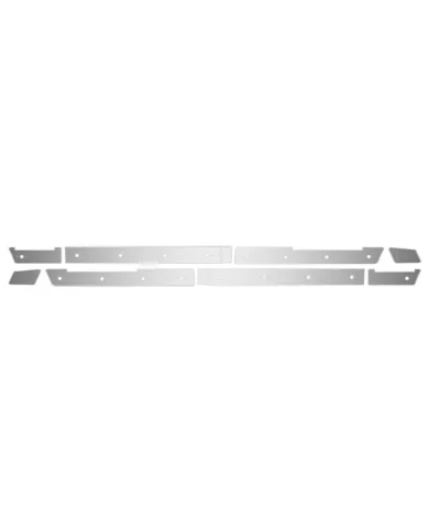 TXTV-1440 - Volvo VN730 -780 Center Fairing Plate with 18 Slotted Light Holes (2006+)