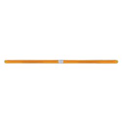 UP32714-Dual 24 LED Dual Function 12" GloLight Bar With Bezel - Amber LED/Amber Lens