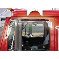 TXTW-1404 - Western Star Window Deflector (Mirror on Door) - All Models All Years