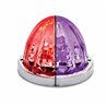 TXTLED-WTRP - Dual Revolution Red/Purple Watermelon LED with Glass Pattern & Lock Ring