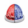 TXTLED-WTRB - Dual Revolution Red/Blue Watermelon LED with Glass Pattern & Lock Ring