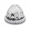 TXTLED-WTCR - Clear Red Watermelon LED with Glass Pattern & Lock Ring