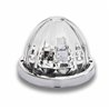 TXTLED-WTCA - Clear Amber Watermelon LED with Glass Pattern & Lock Ring