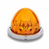TXTLED-WTA - Amber Watermelon LED with Glass Pattern & Lock Ring