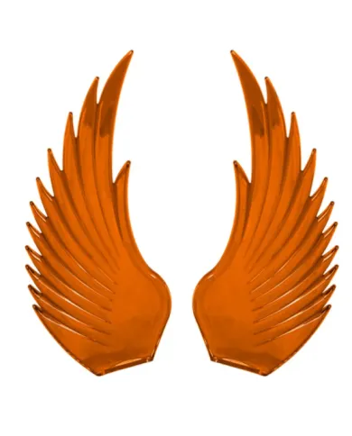 GG48040 - AMBER WINDRIDERS NEW STYLE WINGS 