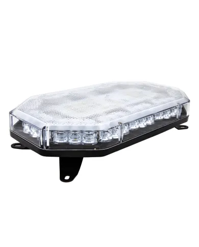 MXM20486YCL - Emergency Warning Mini-Bar Amber Clear Lens
